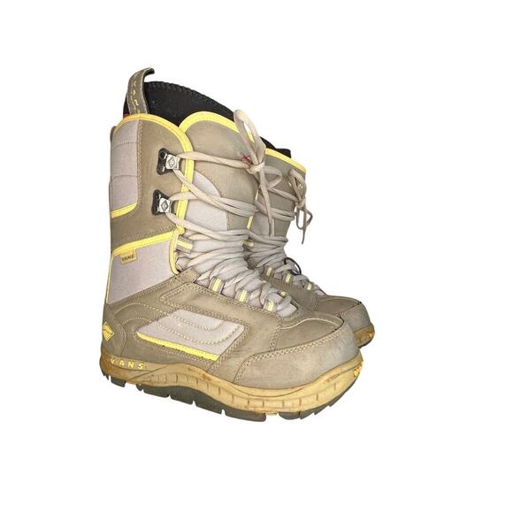 Womens Vans World Traveler Mantra Snowboarding Boots Size 6 Gray - Picture 4 of 7